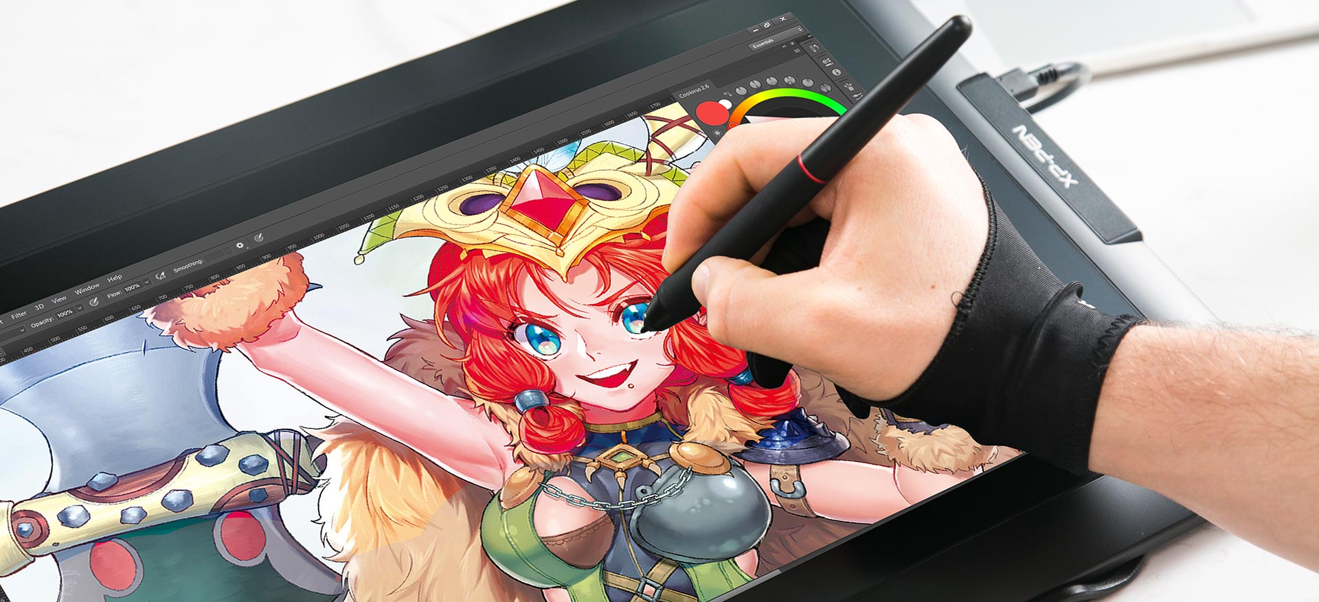  écrire et dessin avec tablette graphique écran XP-Pen Artist 15.6 Pro 