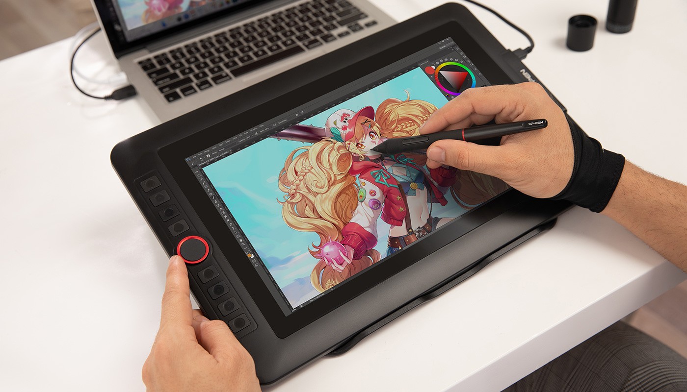 retouche photo , dessin vectoriel, illustration ,animation Con Tablette XP-Pen Artist 13.3 Pro