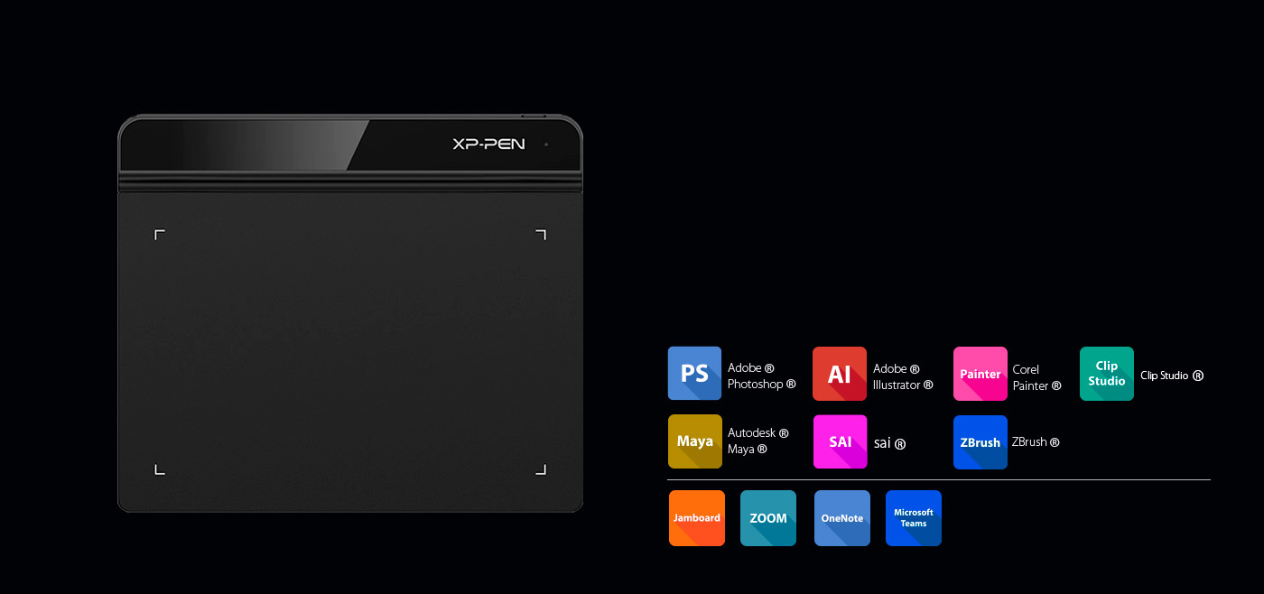 XP-Pen Star G640 tablette OSU  Compatible avec Windows Mac OS et logiciels de dessin