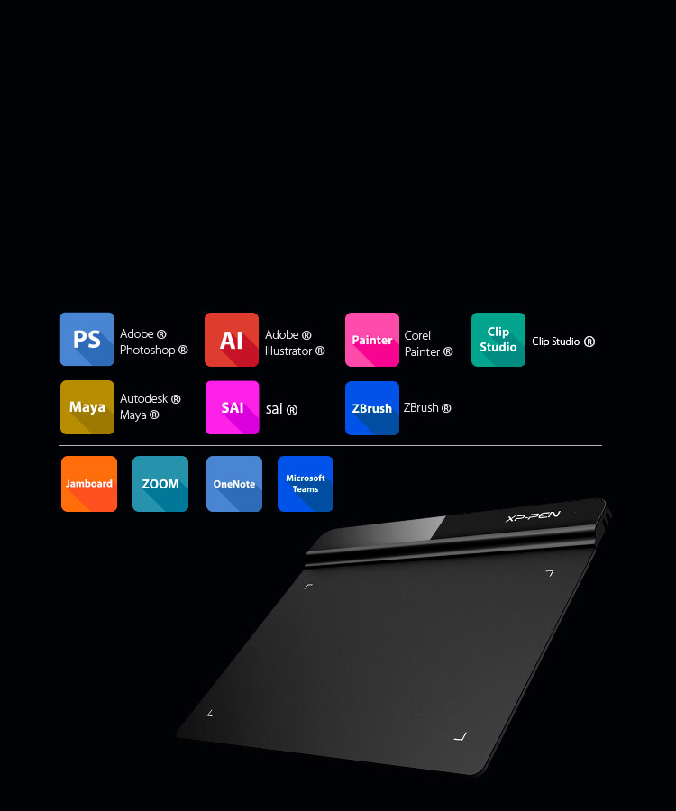 XP-Pen Star G640 tablette OSU  Compatible avec Windows Mac OS et logiciels de dessin