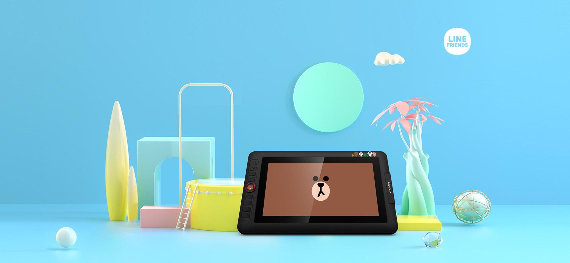 Artist 12 Pro Édition LINE FRIENDS XPPEN Boutique